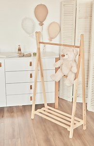 Wooden Clothing Rack, Montessori Wardrobe, Kids Clothes Rack, Nursery Furniture, Kids Wardrobe, Dress up Rack, Kids Room Decor - Etsy