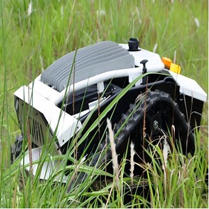 [Hot Item] Special Sale Mini Gasoline Engine Small Robot Lawn Mower Wheel Crawler Remote Control Lawn Mower