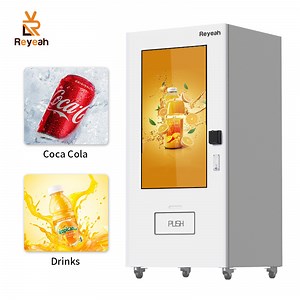 [Hot Item] Smart Touch Screen Automatic Cold Beverage Vending Machine for Food and Beverage