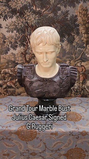 39 reactions | Grand Tour Marble Bust Julius Caesar Signed G.Ruggeri #grandtour #juliuscaesar #Canonburyantiques #marblebust #antiques #grandtourbust #Italianantiques | Canonbury Antiques | Facebook