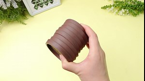 Chunful 8 Pack Furniture Cups Rubber Furniture Pads Round Furniture Caster Cups Non Slip Furniture Coasters Furniture Legs Protectors Stoppers for Hardwood Floors Bed Sofa Table(2.5 Inch, Brown)