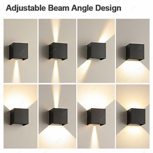 [Hot Item] Modern Nodirc Aluminum Square Indoor Outdoor Decorative Wall Sconce LED Wall Lamps