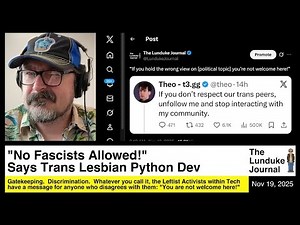 "No Fascists Allowed!" Says Trans Lesbian Python Dev
