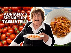 91yr old Adriana makes her signature Tagliatelle | Pasta Grannies