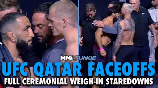 UFC Fight Night 265 full card ceremonial weigh-in faceoffs