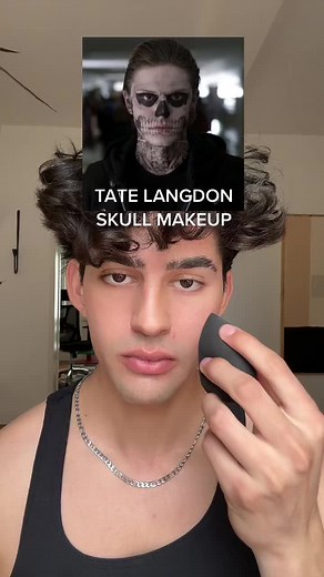 Tate Langdon AHS Skull Makeup Tutorial