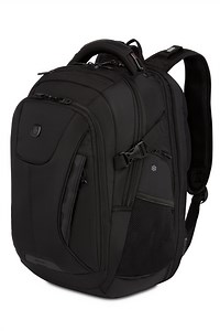 SWISSGEAR Travel Tech Elite USB ScanSmart Laptop Backpack in Black