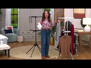 P.S. Home 2-Tier Collapsible Clothing Storage Rack on QVC