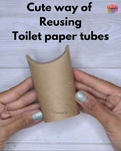 9.1K views · 472 reactions | Cute craft ideas using waste Toilet paper tubes | CreativeCat | Facebook