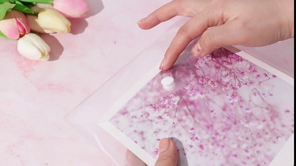 120 Pcs Clear Plastic Envelopes with Snap Button Stamp and Die Storage Pockets Sticker Photo Storage Folders Clear Envelope Pouch for Home Office Supplies 7.08 x 9.44