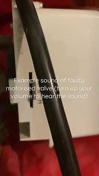 How to diagnose a faulty motorised valve