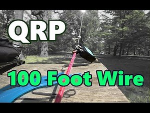 YouKits QRP Rig SUCCESS ~ 100 FOOT Portable Antenna ~ Elecraft T1 Tuner