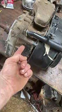 Converting a vertical shaft lawnmower engine to a horizontal shaft engine! |Part 2|