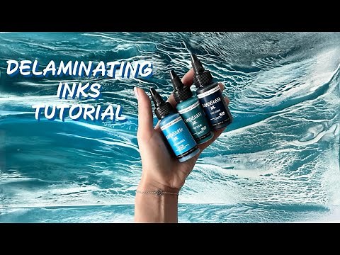 Delaminating Alcohol Inks Tutorial
