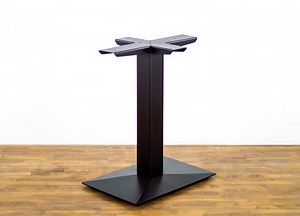 Heavy Duty Pedestal Table Base | 28" ZARF Post Base for Rectangular or Banquette Dining Tables | Custom Size by Balasagun - Etsy