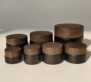 [Hot Item] Luxury Frosted Glass Jar with Pink Cap Cream Jar Square Frosted Cosmetic Pump Set Empty Lotion Bottle for Skin Care Packaging