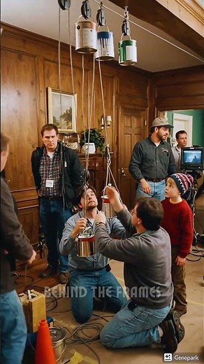 Home Alone 1990 | Behind the Scenes 🎬. #BehindTheScenes #HomeAlone #FilmProduction #HollyWood