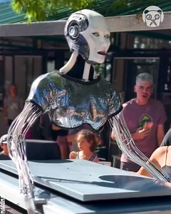 283K views · 604 reactions | Unbelievable robot illusion Partner: magomatus IG: https://www.instagram.com/magomatus | Bored Panda Art | Facebook