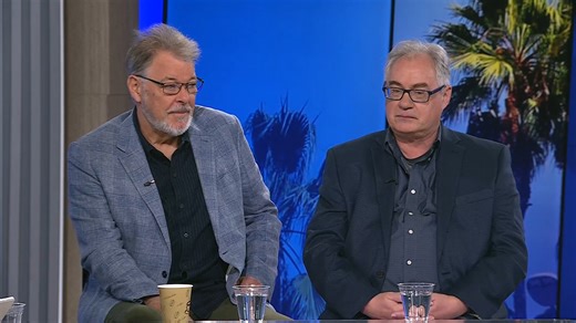 1.6K views · 31 reactions | "Star Trek" stars Jonathan Frakes and John Billingsley tried their hand at anchoring this morning. Watch their full interview with us here: https://bit.ly/3KXPnKK | KTLA 5 Morning News | Facebook