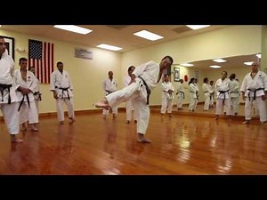 Master Osaka explains Side Thrust Kick or Yoko Kekomi