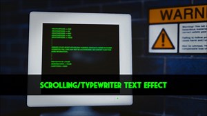 Scrolling Text / Typewriter Effect