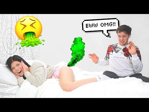 FARTING IN MY SLEEP PRANK ON BOYFRIEND!!