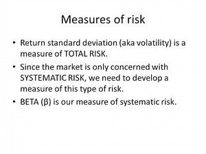 Risk, Return, and the Security Market Line