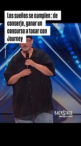 14K views · 36K reactions | Los sueños se cumplen : de conserje, ganar un concurso a tocar con Journey #americagottalent #journey | Backstage Magazine | Facebook