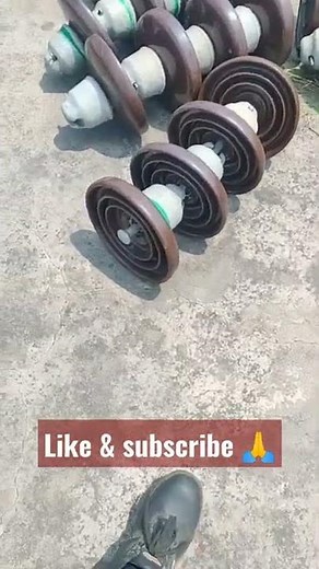 Type of insulator // disc type insulator// suspension insulator #electrical