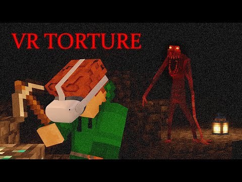Playing my Minecraft HORROR Modpack in VR!