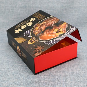 [Hot Item] Creative Design 100% Biodegradable Fries and Chicken Burger Cardboard Packaging Box Packaging for Food Truck Restaurant Use