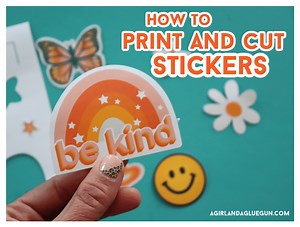 How to Print and Cut Stickers