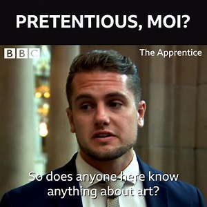 They may not know much about art, but they know how to bang on about it like they do... 🗣🎨 #TheApprentice | BBC Apprentice
