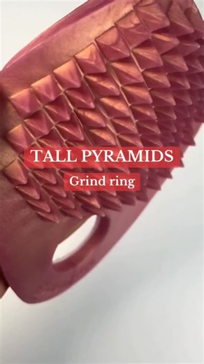 Godemiche on Instagram: "Texture that talks back. Those pyramids catch, slide, and flick against you, turning simple pressure into a rolling wave of sensation."