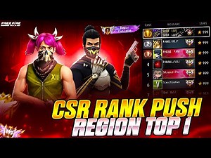 CSR PUSH TO REGION 999+⭐🚀GO FOR 200K 🔥😎🖥#classyff #shortslive #verticallive #freefire #shortsfeed