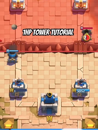 Mastering the 1HP Tower Strategy in Clash Royale