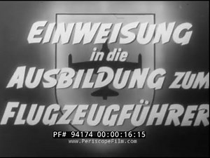 1950s GERMAN AIR FORCE PILOT TRAINING & RECRUITMENT FILM FÜRSTENFELDBRUCK AIR BASE T-33 JET 94174