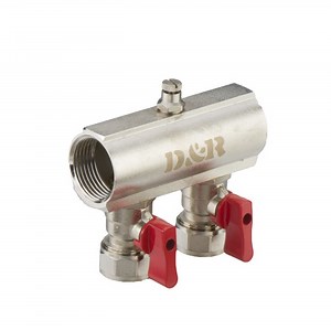 [Hot Item] Copper Pipe Heating Flowmeter Manifold