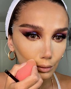 36K views · 408 reactions | TUTORIAL | glam look with garden flowers...