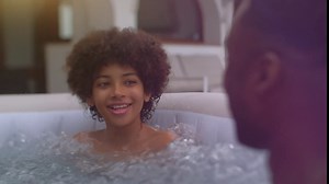 SaluSpa Dominica HydroJet Inflatable Hot Tub Spa | Round Portable Hot Tub with Cover | Features Filtered Heated Water System and 140 Jets | Fits 4-6 People