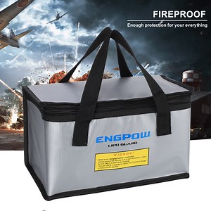 [Hot Item] Lipo Battery Fireproof Explosionproof Bag Large Capacity Lipo Battery Storage Guard Safe Pouch for Charge & Storage