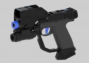 3D Printed Airsoft AAP-01 Halo M6 Magnum Kit Concept