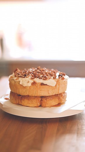 Behind the scenes at the Butter Braid® brand, we're always whipping up new and exciting treats for you to enjoy! Our latest creation is the irresistible, Double-Stacked Cinnamon and Caramel Pastry Roll Cake. This cake combines the deliciousness of cinnamon and caramel rolls with the convenience of a cake. Come back tomorrow to get the full recipe! #butterbraidpastries #butterbraidfundraising #butterbraidfundraiser #butterbraid #butterbraidblog #pastryrollcake | Butter Braid Fundraising