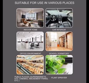 Electrostatic Nano Atomizer Rechargeable Sprayer Handheld Spray Machine Handheld Uniform Spraying Humidifiers 300ml Capacity Fogger Equipment