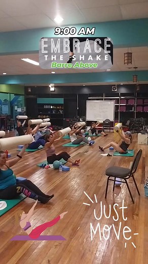 EMBRACE THE SHAKE!! 9:00 AM TUESDAY at the Barre ✨ Barre Above...