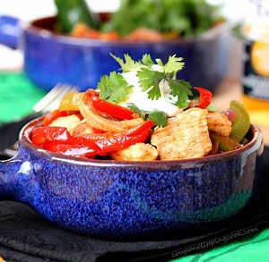 Chipotle Chicken Fajitas with Rice | Coupon Clipping Cook®