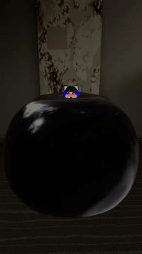 Just Wait Till I Blow Up! 🎈 | Latex Body Inflation Furry VRChat Catgirl Anime Goth Girl