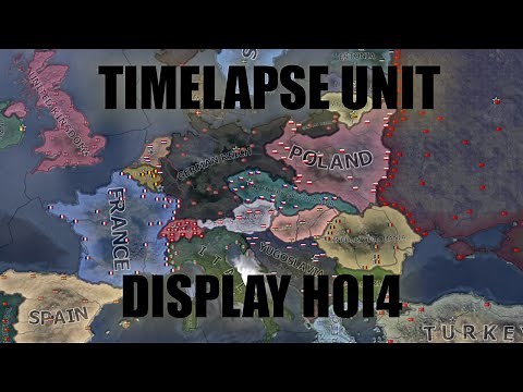 Timelapse Unit Display mod for Hoi4!