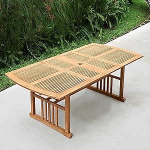 Cambridge Casual Arie Superior Indonesian Teak Extendable Dining Table
