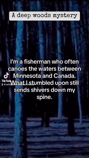 14K views · 113 reactions | A deep woods mystery #deepwoods #viralreels #paranormaltiktok #fyp #trending #fishingtrip #redditreadings #mystery #scary #fear #creepy #unexplained | The Dark Truth | Facebook